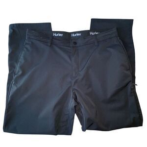 Hurley Men's Jet Set Tech Chino Pants Black Size 40x32